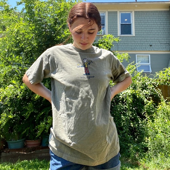 Unisex “life is good” tee - pancake man - Picture 1 of 7